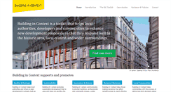 Desktop Screenshot of building-in-context.org